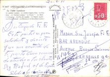 Postal la tabla landaise