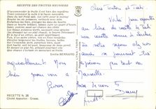 Postal Ingreso de las truchas Mariniere