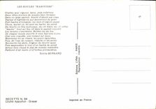 Postal los moldes mariniere