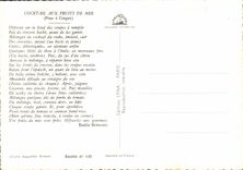 Postal Cóctel a los mariscos