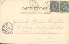 Vintage Postcard Imagination Child five directions sense of smell