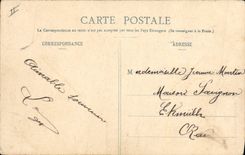 Vintage Postcard Imagination Woman A you my smile