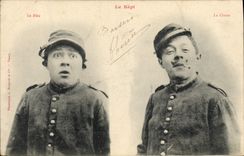 Vintage Postcard Imagination the Militaria kepi