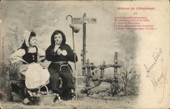 CPA Fantaisie Enfants Retour de pelerinage 