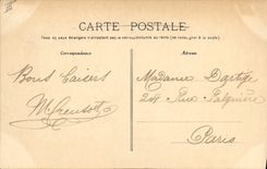 CPA Gargouille Dijon Eglise Notre Dame Fausses gargouilles Premiere galerie