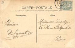 CPA Gargouille Dijon Eglise Notre Dame Fausses gargouiilles Troisieme galerie