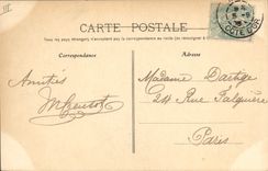 CPA Gargouille Dijon Eglise Notre Dame Fausses gargouiilles Deuxieme galerie