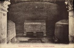 Vintage Postcard Dead Saint Leu the Drill Tombs of the imperial family