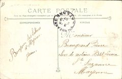 Vintage Postcard Dead Funeral of the victims of Iena families