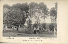 CPA Mort Camblain l'abbe Cimetiere Militaire
