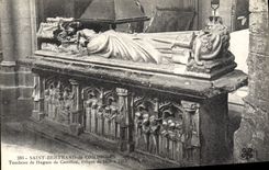 CPA Mort Saint Bertrand de comminges Tombeau de Hugues de Castillon eveque