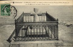 CPA Mort St Malo Le tombeau de Chateaubriand 