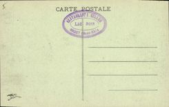 Postal Muerte Tumba de la general Batalla Antiguo mojón