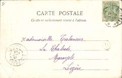 Vintage Postcard Dead Treguier the tomb of St Yves