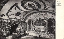 CPA Mort Roma Cimitero dei Cappucini