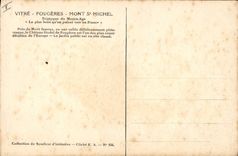 Vintage Postcard Dead Cemetery of Rennes Tomb of Benign of Chateaubriant