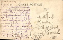 CPA Militaria Avignon Caserne du 58eme regiment d'infanterie Boulevard Lambert Vue d'ensemble