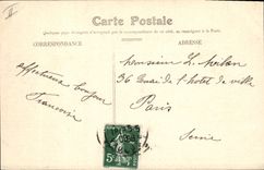 Vintage Postcard Militaria Avignon Quarters of Chabran occupied by the 58eme of infantry