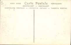 Postal Militaria París Crecida del Sena Establecimiento de una pasarela sobre caballetes por los zapadores de la 2.o Ingeniería tiene la explanada de los Inválidos