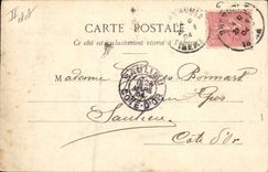 Postal Militaria 4.o Regimiento de la Ingeniería Puente sobre Isere y afloja la mosca de Neron