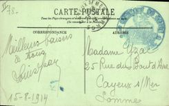 CPA Militaria Versailles La caserne du genie 