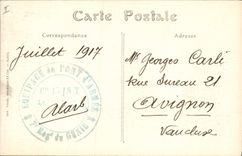 Vintage Postcard Militaria Woesten Dorpstraat Street of the village 7th rgt of Genius