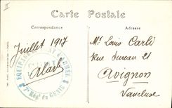 CPA Militaria Boesinghe Belgique Le chateau 7eme rgt de Genie 