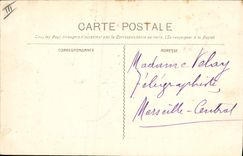 Vintage Postcard Militaria Avignon Exercises of the recruits Gone of Oulle