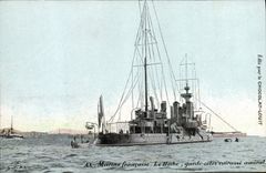 CPA Bateau Le Hoche Garde cote Cuirasse amiral 