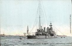 CPA Bateau Le Hoche Garde cote Cuirasse amiral 
