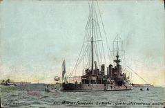 CPA Bateau Le Hoche Garde cote Cuirasse amiral 