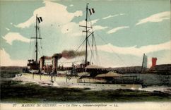 CPA Bateau Le Hire Croiseur Torpilleur 