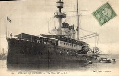 Vintage Postcard Boat the Henri IV