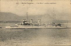 CPA Bateau Le Hire Contre torpilleur 