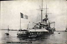 CPA Bateau Le Henri IV Garde cotes cuirasse 