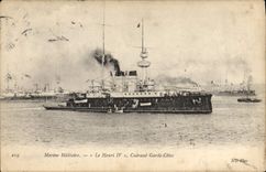 CPA Bateau Le Henri IV Cuirasse Garde Cotes 