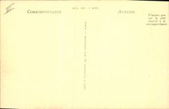 Vintage Postcard Boat Arsenal of Cherbourg the Henri IV and building sites