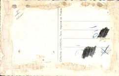 Postal Charles Trenet en la Carretera Encantada