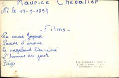 CPM Maurice Chevalier