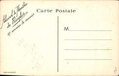 Vintage Postcard Imagination Illustrator the Theater House of Ricqles Molière the middle-class gentleman