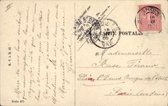 Vintage Postcard Fantaisie Illustrator Women Grips