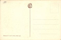 Vintage Postcard Imagination Illustrator Venice Boat