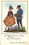 Vintage Postcard Imagination Illustrator Auvergne Jammet Flours