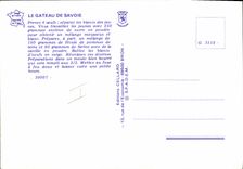 CPM Le gateau de Savoie