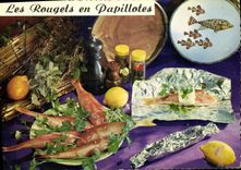 CPM Les rougets en Papillotes