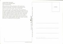 Postal Ingreso del Kougelhopf alsaciano