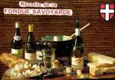 CPM Recette de la fondue Savoyarde