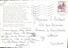 Modern Postcard Receipt of the ratatouille nicoise