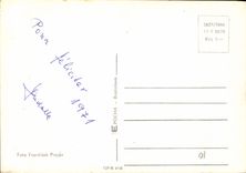 Postal Courvoisier Coñac