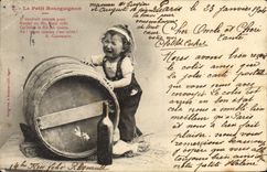 CPA Fantaisie Enfant Le petit Bourguignon